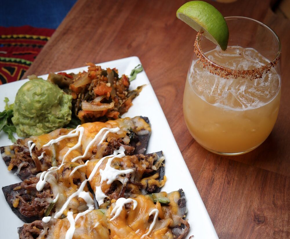 BrisketNachos&MangoChileLimeMargarita